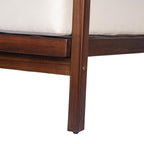 Calder Outdoor Lounge Chair with Woven Backrest