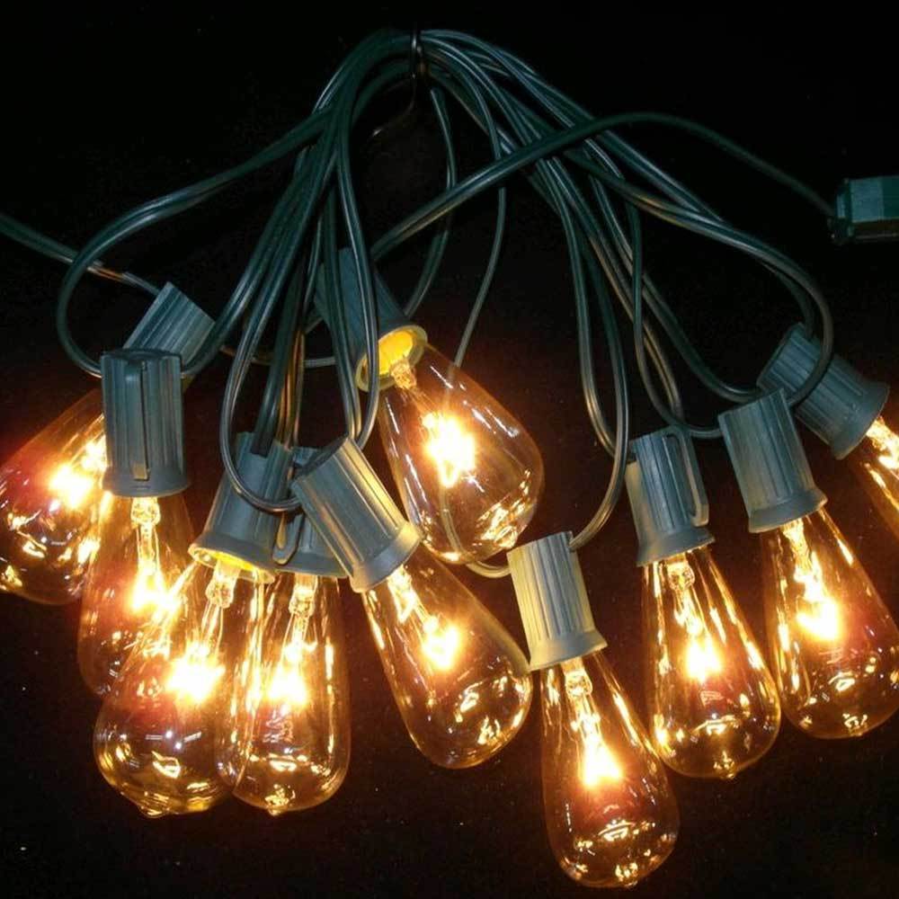 Set of 10 Edison-Style Clear Patio Lights