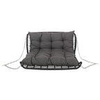 Arruda Outdoor Wicker Porch Swing with Cushions