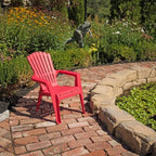 Kids Resin Stacking Adirondack Chairs