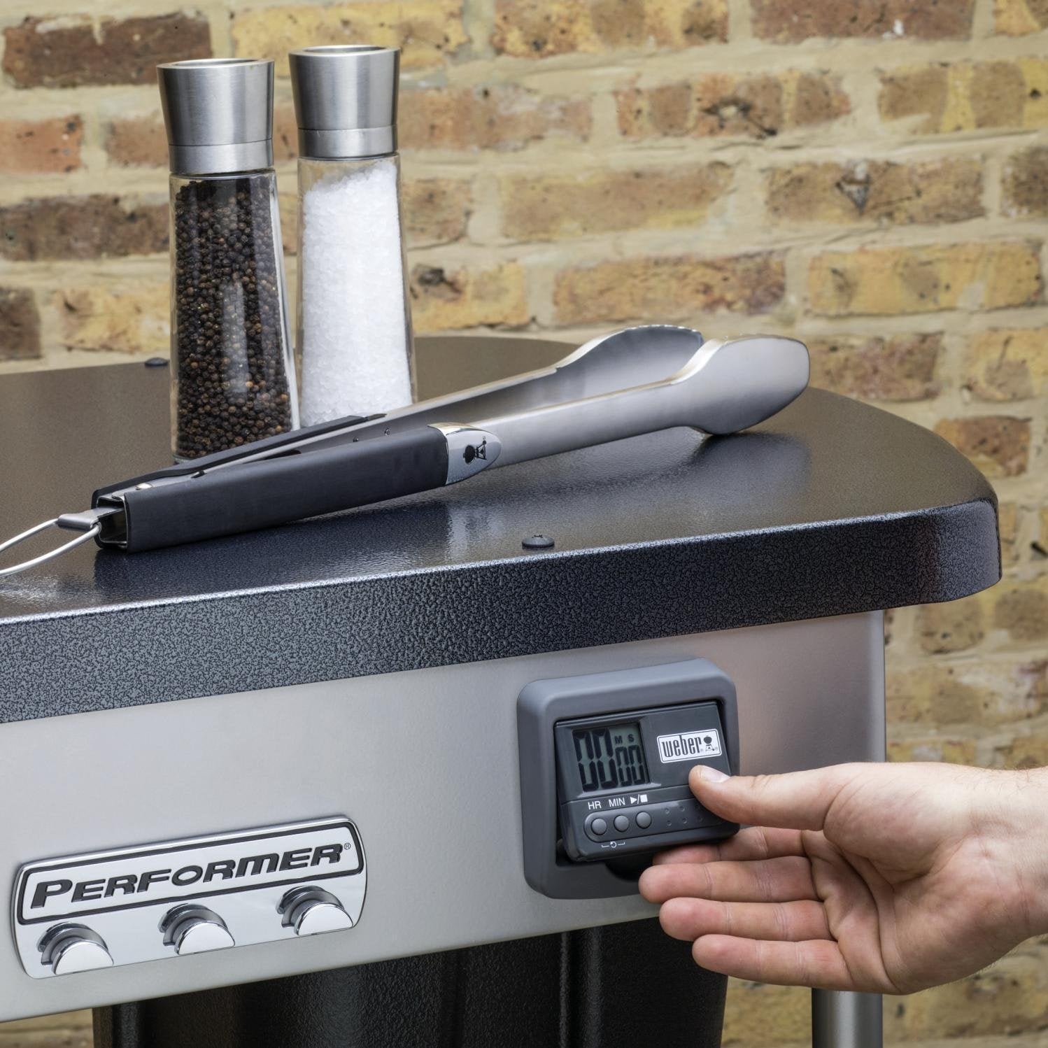 Weber Performer Deluxe 22" Crimson Charcoal Grill