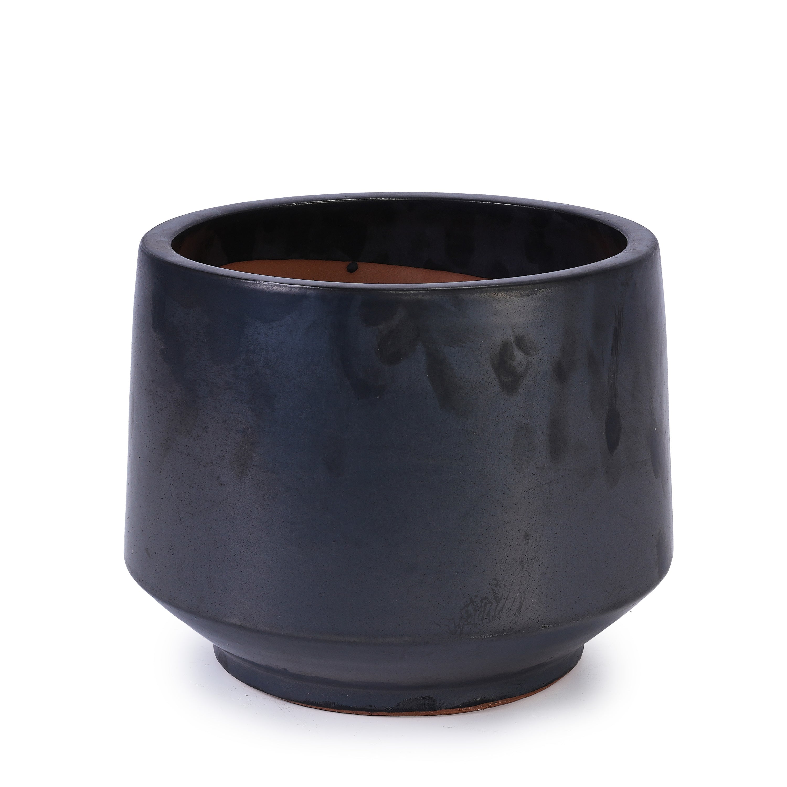 Solano Handmade Glazed Ceramic Planter, Set of 3