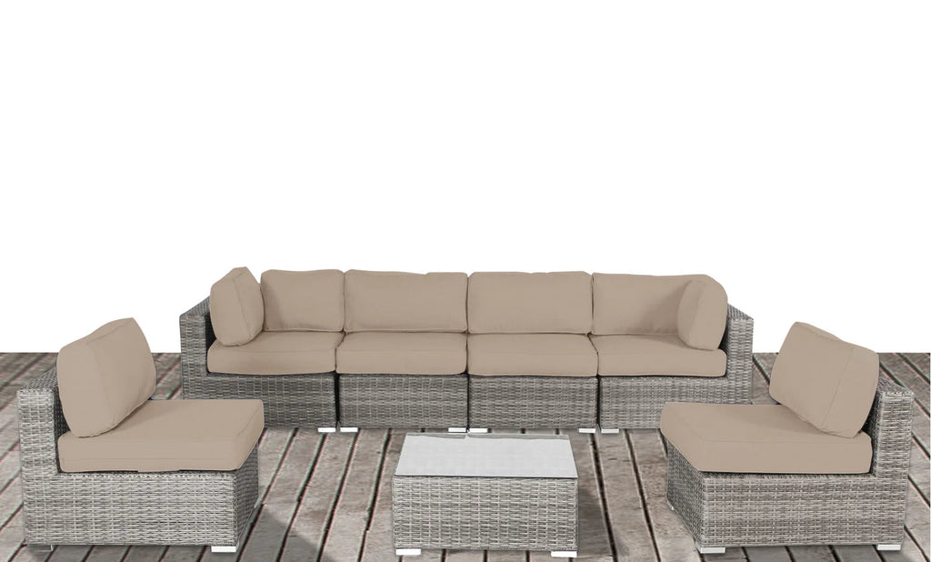 Luxury All-Weather Wicker Outdoor Patio Sofa Set