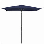 6.5 x 10 ft Rectangular Patio Umbrella with Crank, Base Not Included
