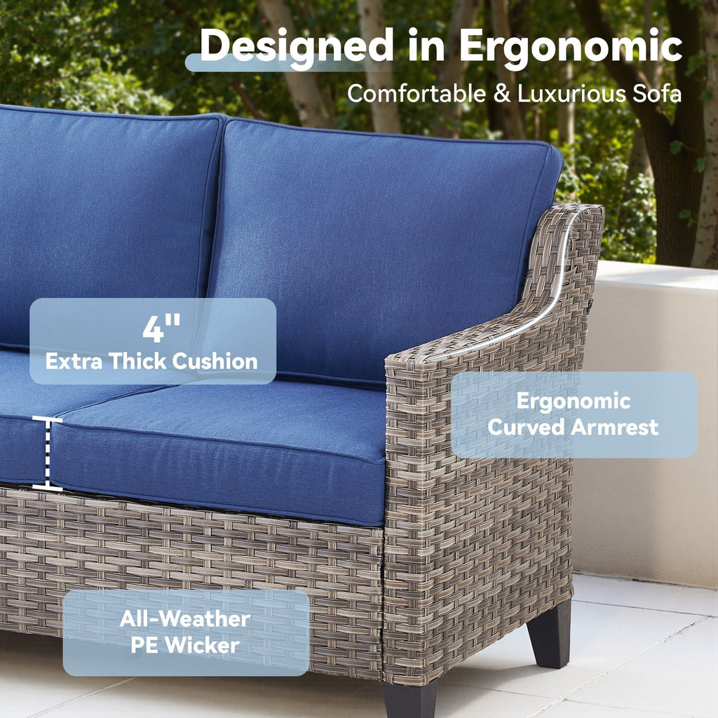 Tatum Outdoor 3-Seat Sofa