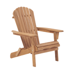 Outdoor Wooden Folding Adirondack Chair, Set of 2
