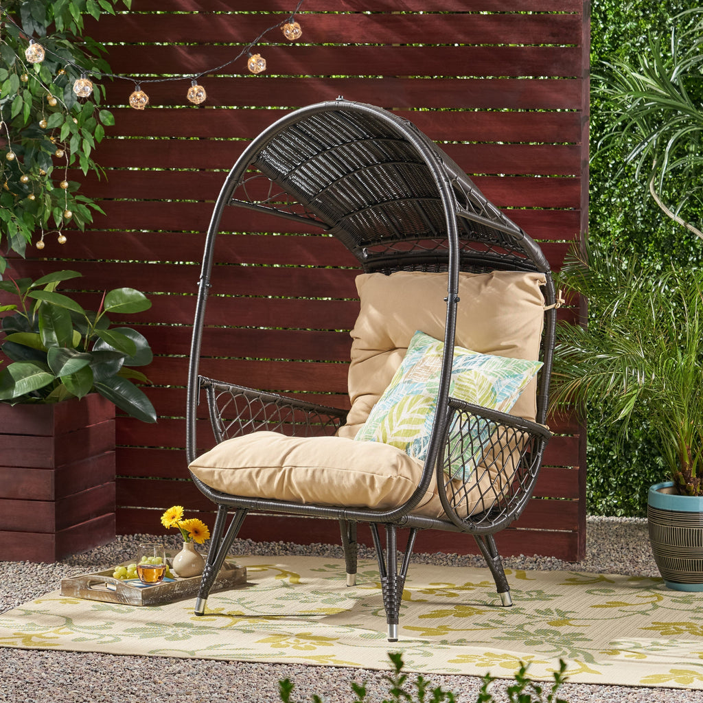 Doris Outdoor Wicker Standing Basket Chair