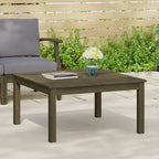 Perla Outdoor Rustic Coffee Table with Slat Design