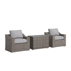 Laguna Sol Chic Rattan Wicker Fully Assembled 2-Person Seating Set