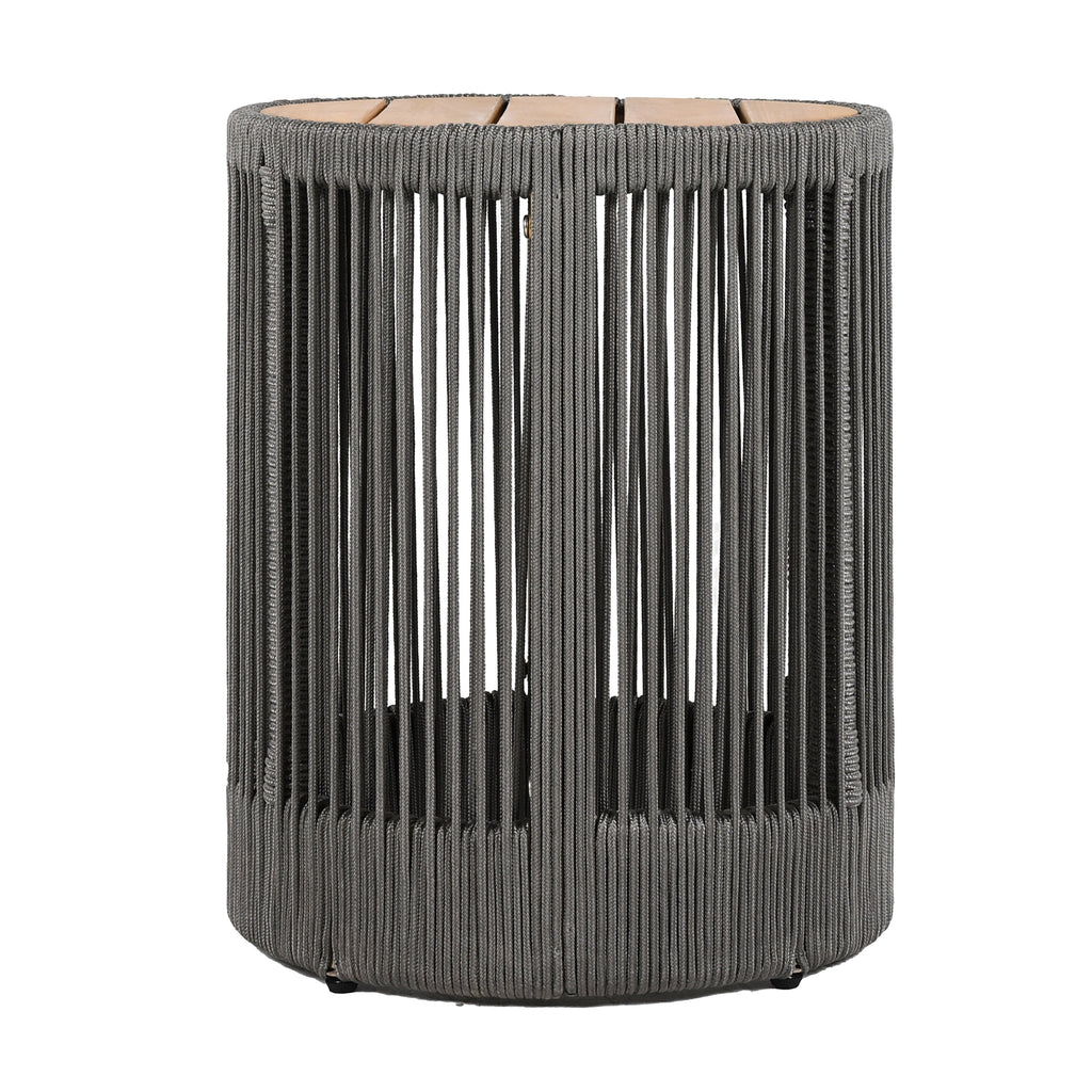 Sundara Outdoor Coffee & Side Table Set with Woven Rope Design