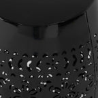 Ruby Outdoor Metal Lace Cutout Accent Table