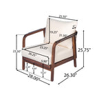 Calder Outdoor Lounge Chair with Woven Backrest