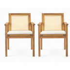 Preston Outdoor Dining Chair with Cushion, Set of 2