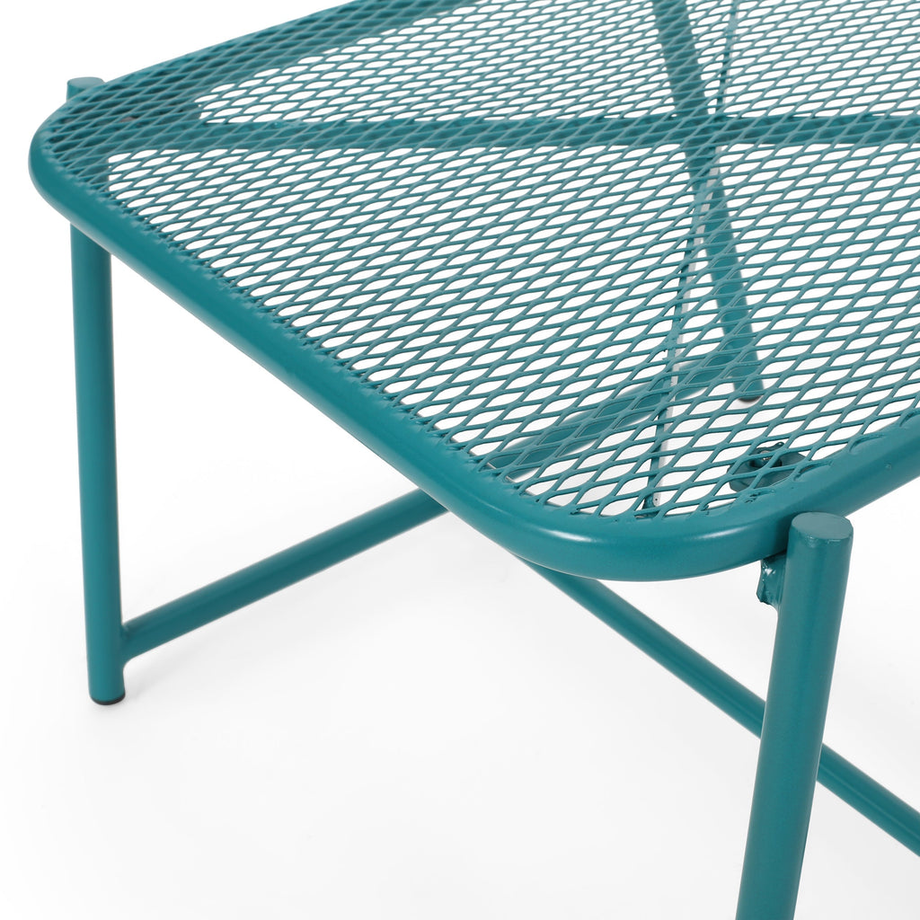Kincaid Outdoor Modern Iron Side Table