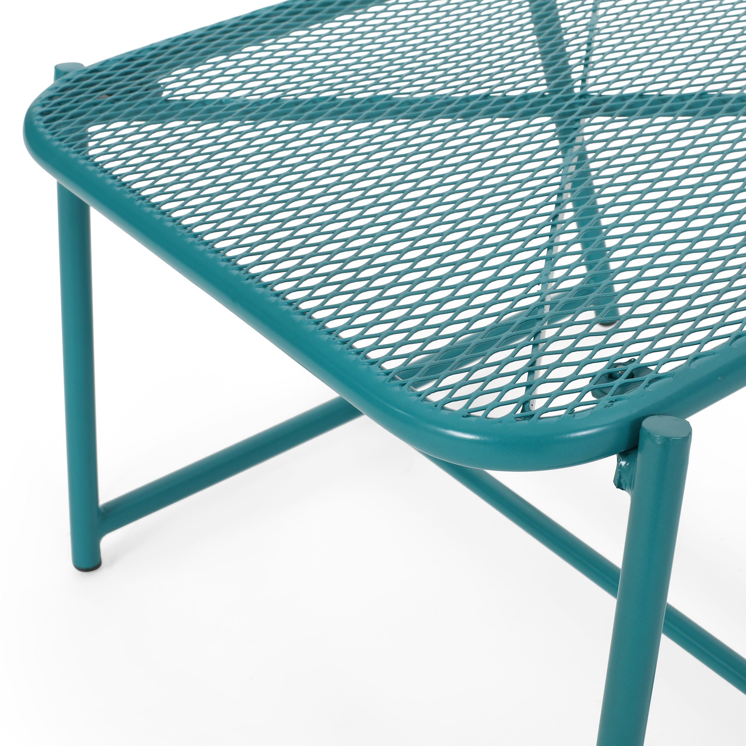 Kincaid Outdoor Modern Iron Side Table