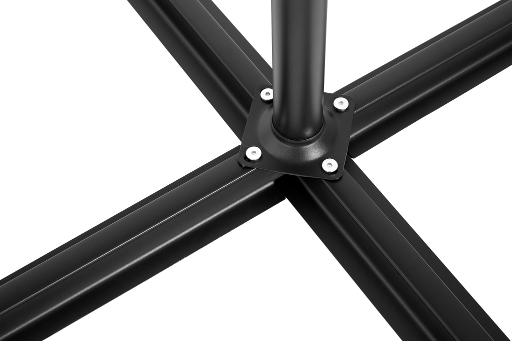 10' Offset Hanging Market Patio Umbrella w/Easy Tilt Adjustment, Base Not Included
