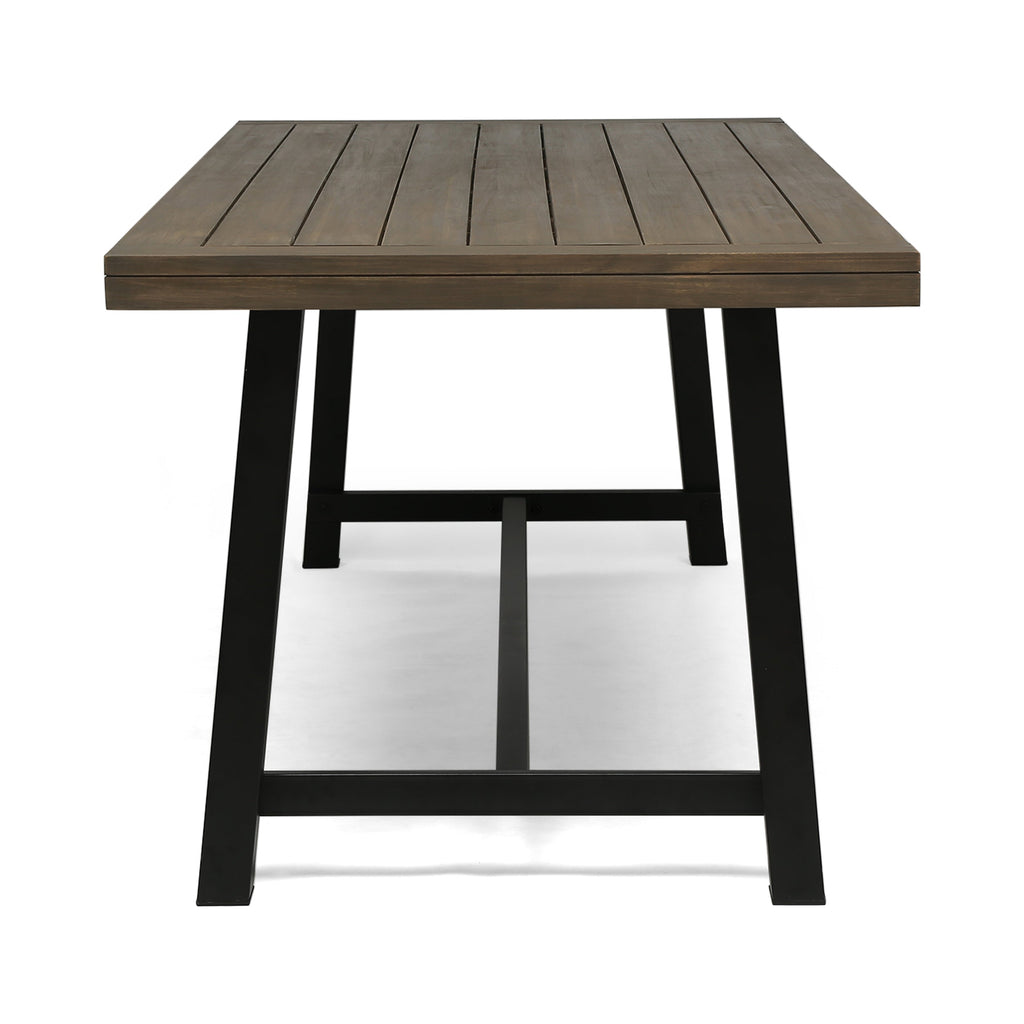 Acacia Wood Rectangular Outdoor Dining Table