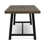 Acacia Wood Rectangular Outdoor Dining Table