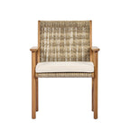 Miles 7 Piece Outdoor Acacia Wood Dining Set With Cushions