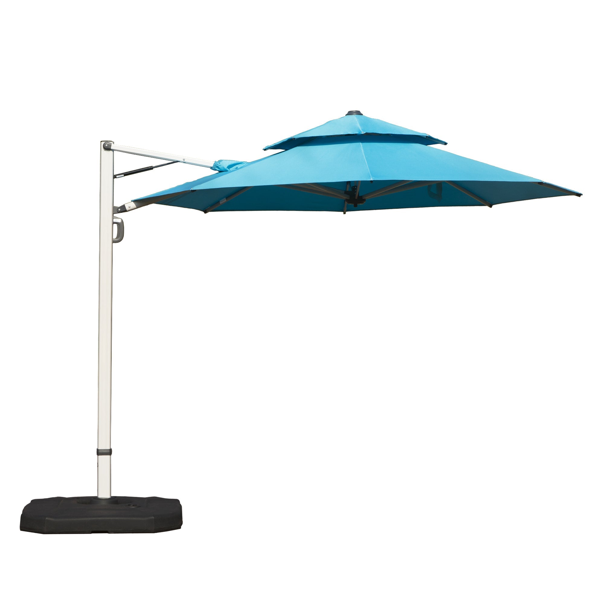 Round Cantilever Umbrella with Center Pole, Base Not Included