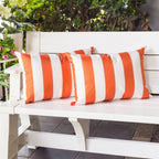 Horizon Stripe Outdoor Lumbar Pillow