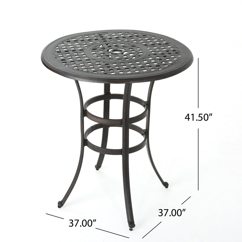 Montego Cast Aluminium Bar Table