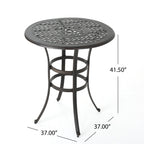 Montego Cast Aluminium Bar Table