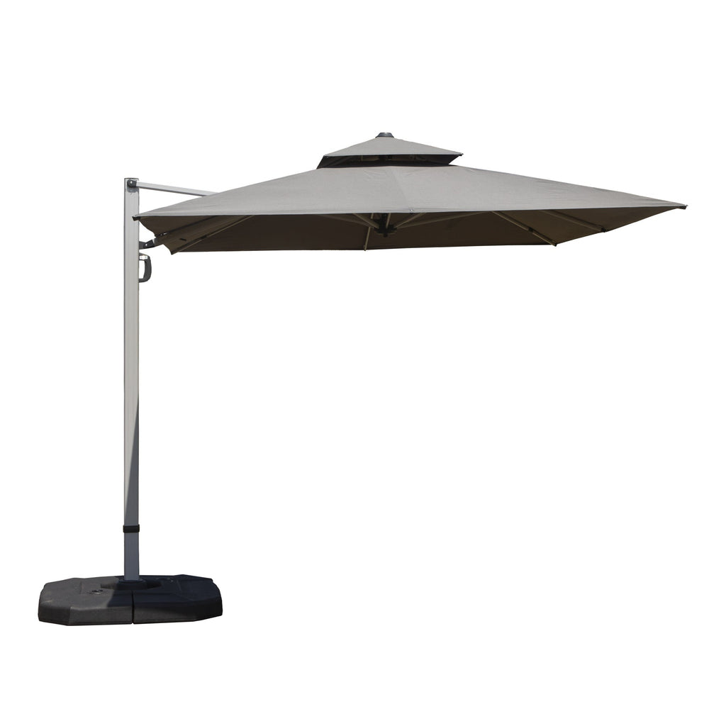 9'x 11' Rectangle Cantilever Umbrella with Center Pole, Base Not Included