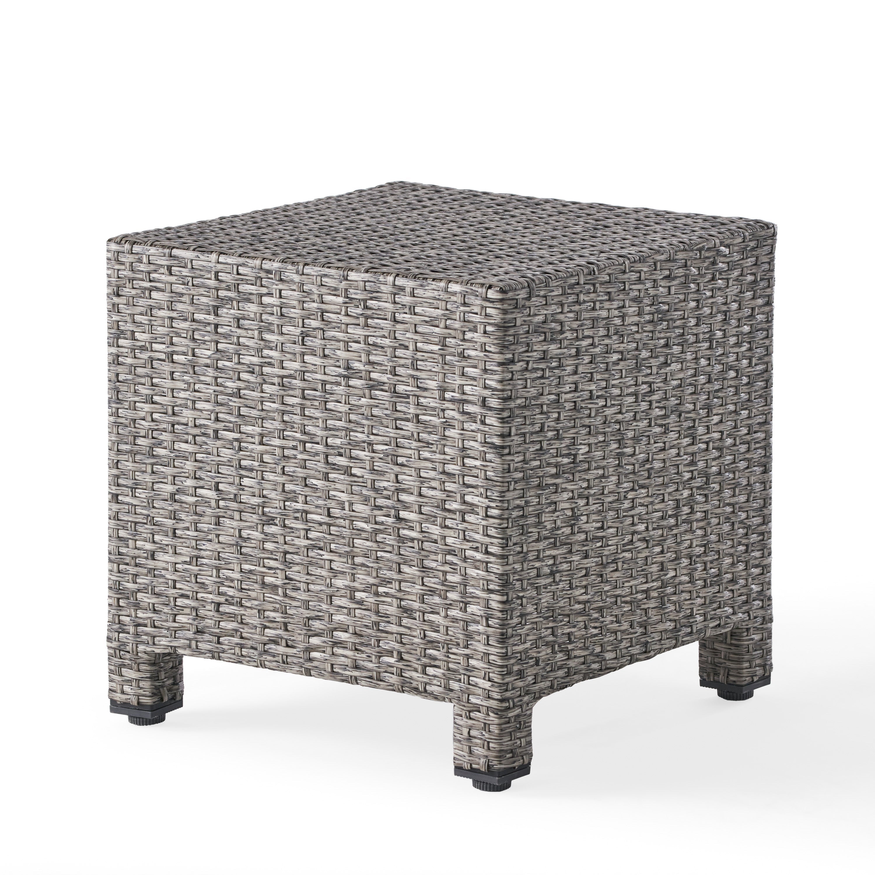 Puerta Rattan Cube Side Table