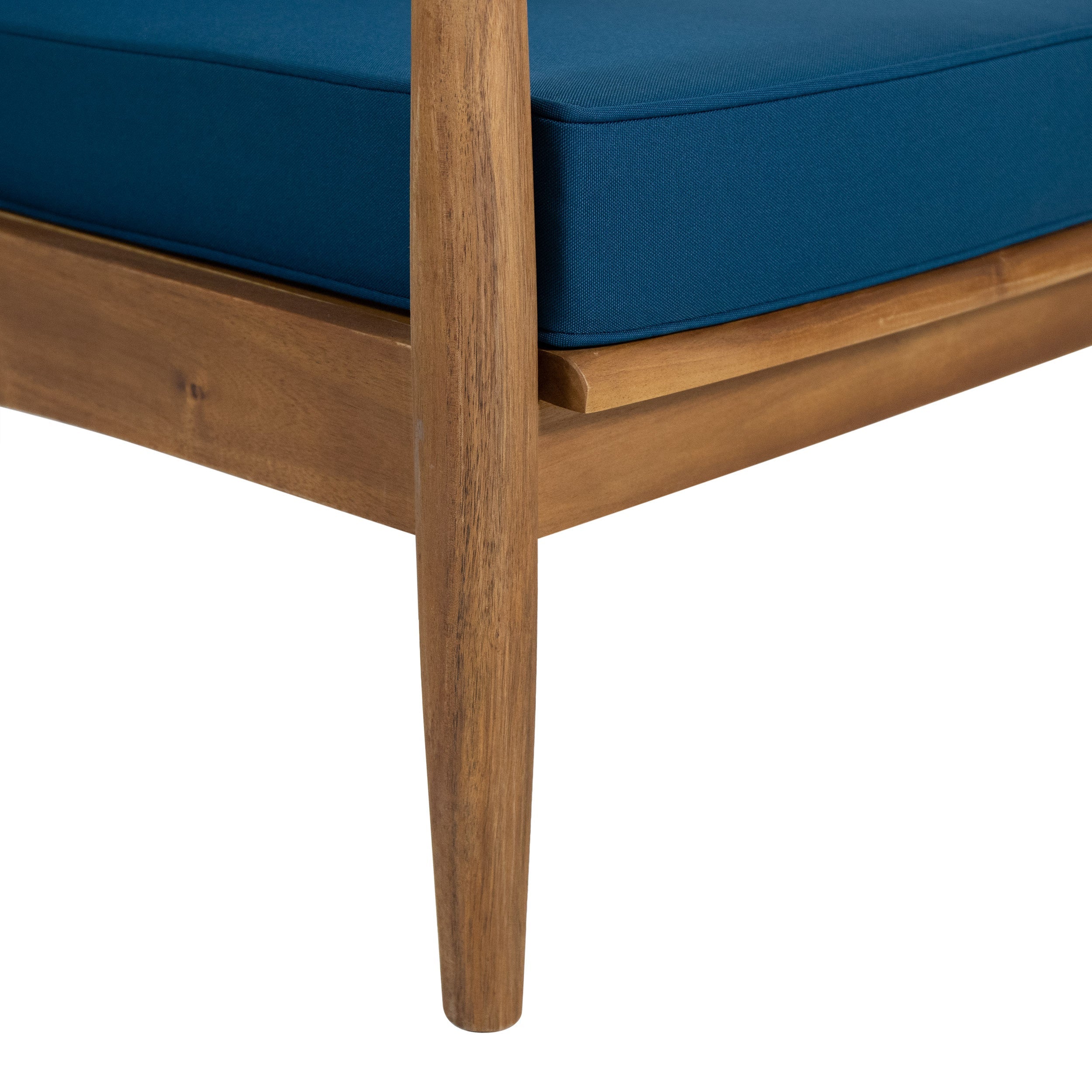 Ellsworth Outdoor Acacia Wood Club Chair