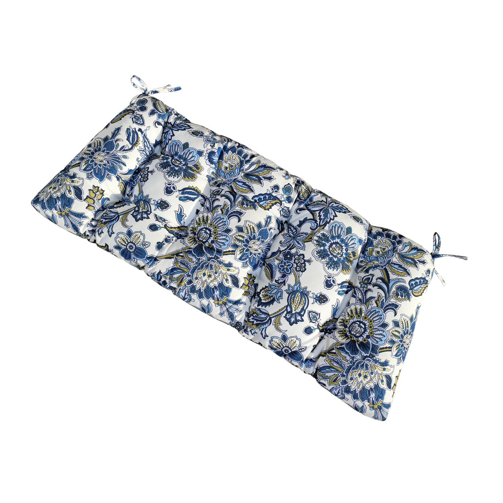 47" Tufted Outdoor Bench Cushion