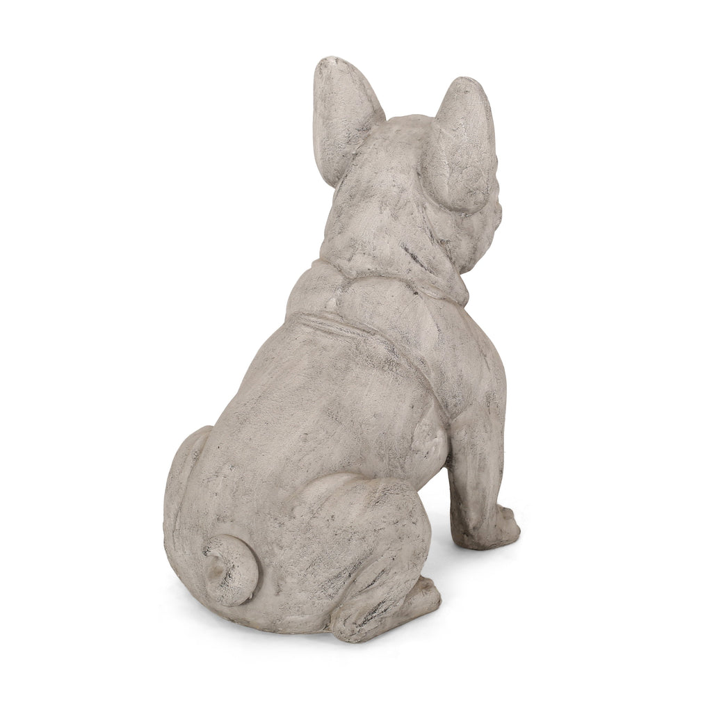 Louise Outdoor French Bulldog Garden Statue