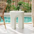 Mara Modern Outdoor Round Side Table