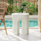 Mara Modern Outdoor Round Side Table