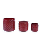 Rian Handmade Ceramic Flower Pot, Set of 3