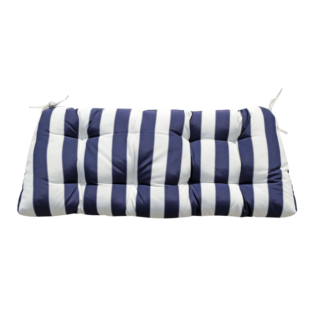 47" Tufted Outdoor Bench Cushion