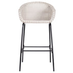 Ladd Outdoor Metal Wicker Barstool, Set of 2
