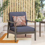 Ellsworth Outdoor Acacia Wood Club Chair