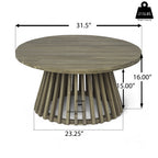 Tidewell Outdoor Acacia Wood Coffee Table