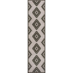 Lior Geometric Moroccan Diamond Indoor/Outdoor Runner Rug