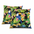 Rich Forest 18x18 Waterproof & Fade-Resistant Outdoor Throw Pillows, Set of 2