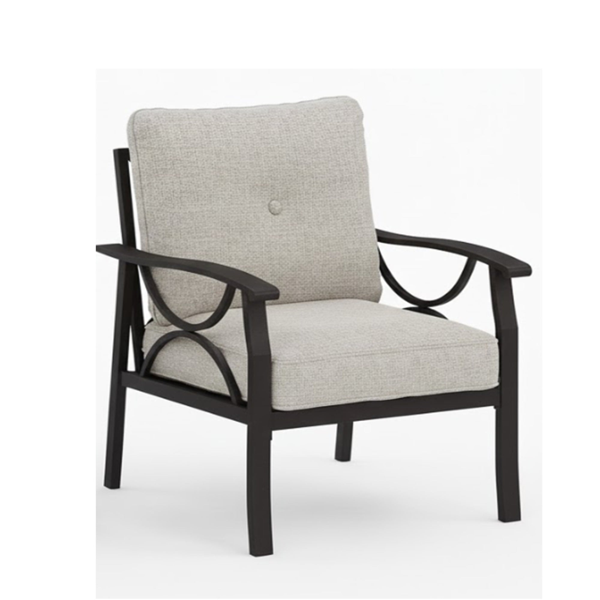Marisol All-Weather Metal Armchairs, Set of 2