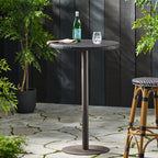 Outdoor 26" Round Rattan Bar Table