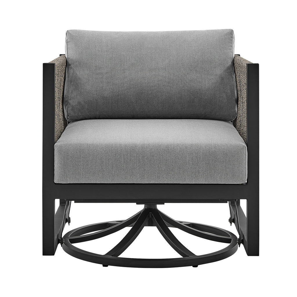 Mareike Outdoor Patio Swivel Glider Lounge Chair