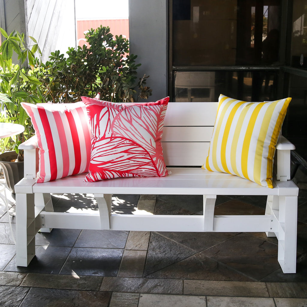 Leaf Vein Outdoor Pillow