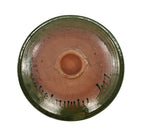 17'' Green Ombre Ceramic Bird Bath