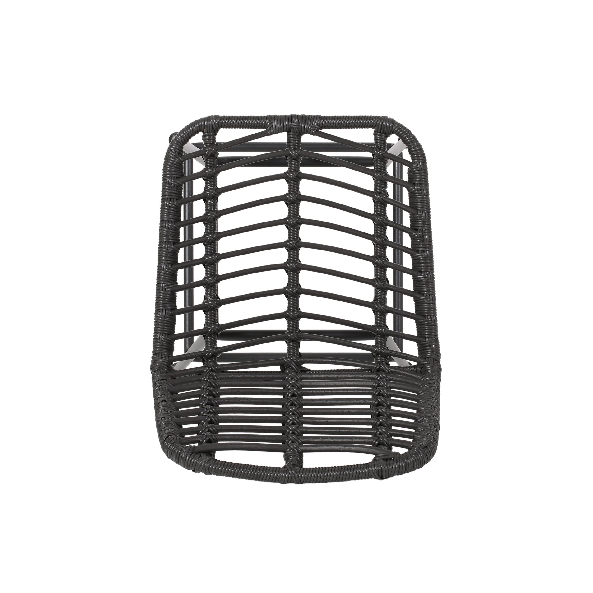 Sawtelle Outdoor Wicker Barstools, Set of 2