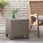 Puerta Rattan Cube Side Table