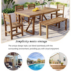 Acacia Wood Outdoor Dining Set