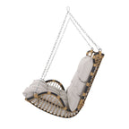 Arruda Outdoor Wicker Porch Swing with Cushions